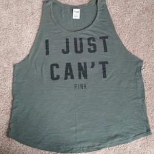 PINK I JUST CAN'T Tank Top